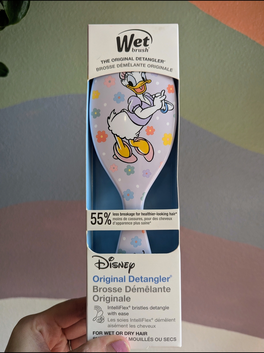 Wet Brush x Disney Daisy Duck Original Detangler Brush - Lavender Floral